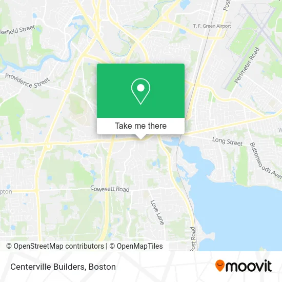 Centerville Builders map