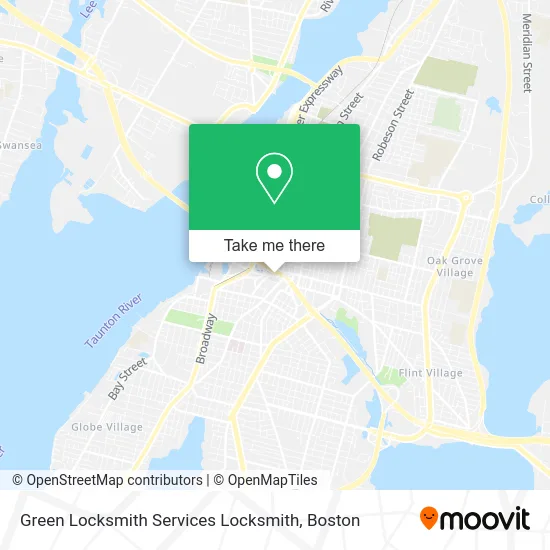 Green Locksmith Services Locksmith map