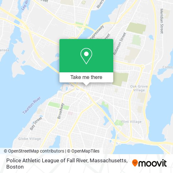 Police Athletic League of Fall River, Massachusetts map