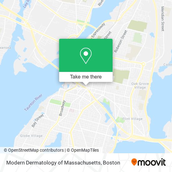 Modern Dermatology of Massachusetts map