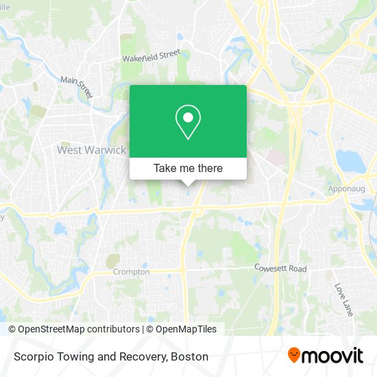 Scorpio Towing and Recovery map