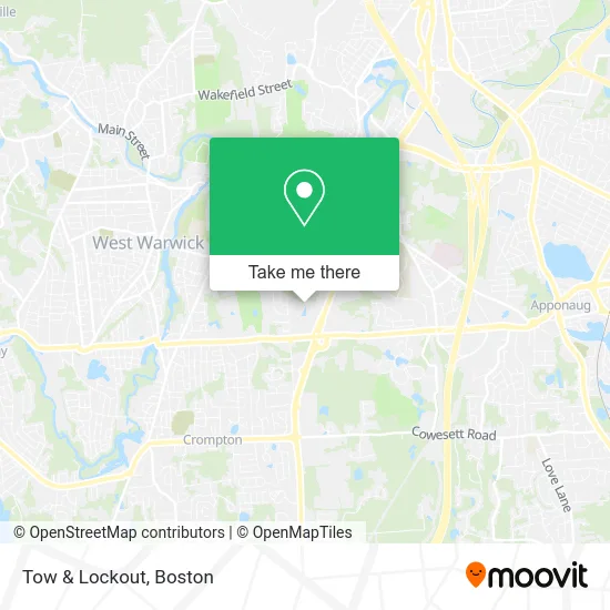 Tow & Lockout map