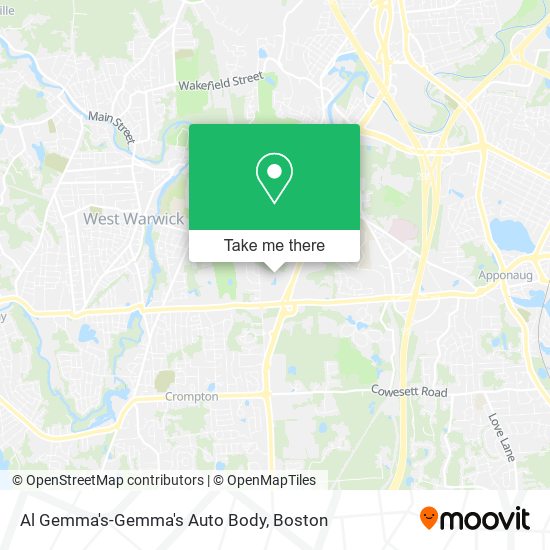 Mapa de Al Gemma's-Gemma's Auto Body