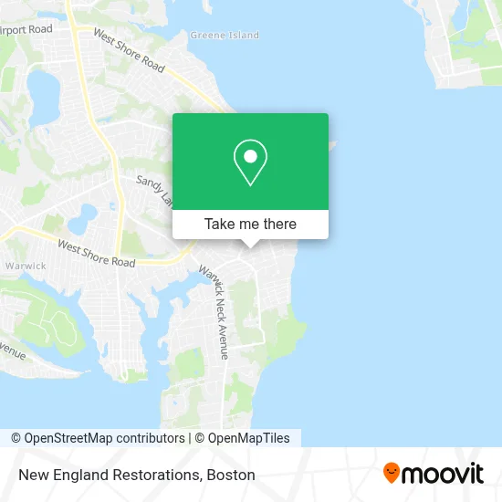 New England Restorations map
