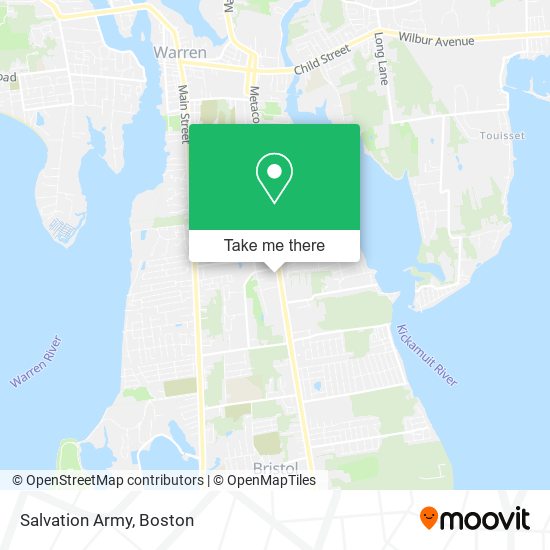 Mapa de Salvation Army