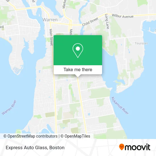 Express Auto Glass map