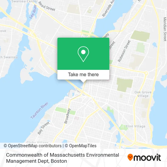 Commonwealth of Massachusetts Environmental Management Dept map