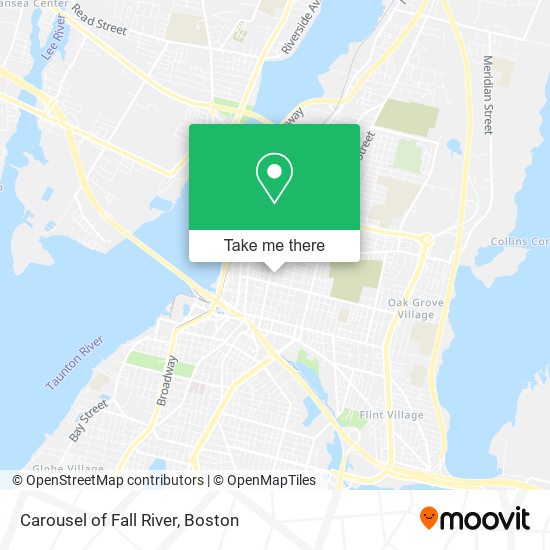 Carousel of Fall River map