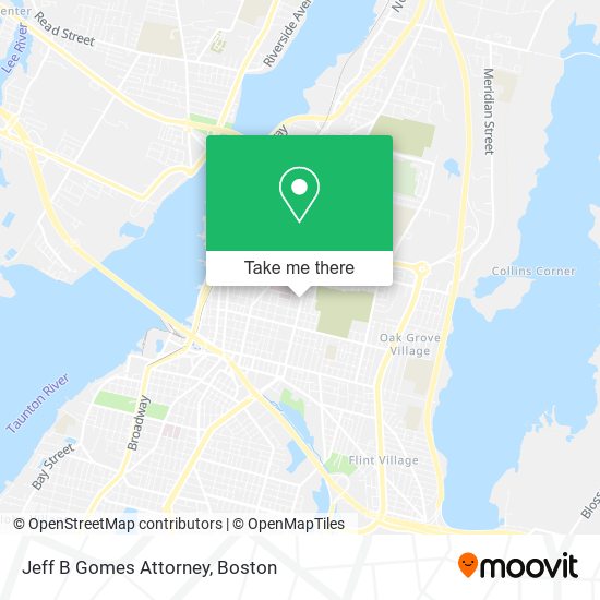 Jeff B Gomes Attorney map