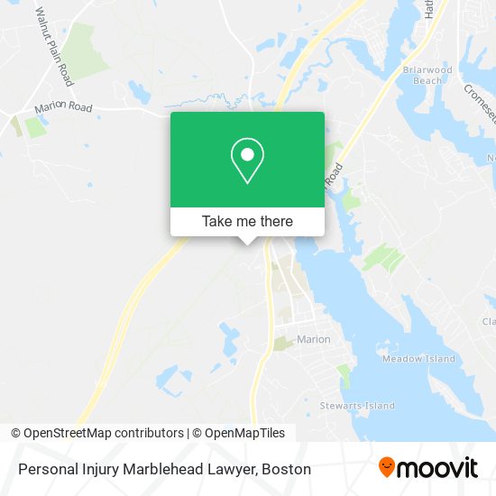 Personal Injury Marblehead Lawyer map