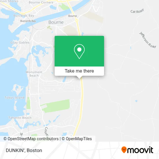DUNKIN' map
