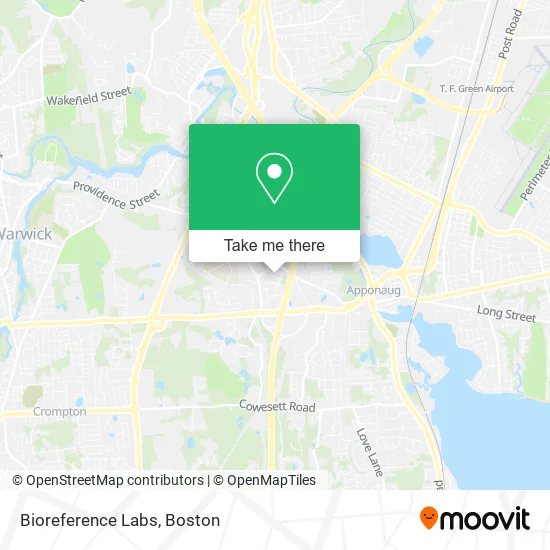Bioreference Labs map