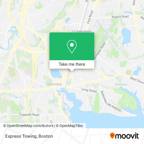 Mapa de Express Towing