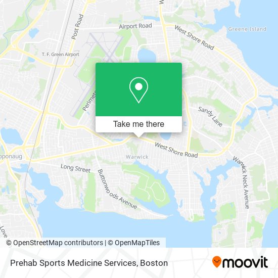 Mapa de Prehab Sports Medicine Services