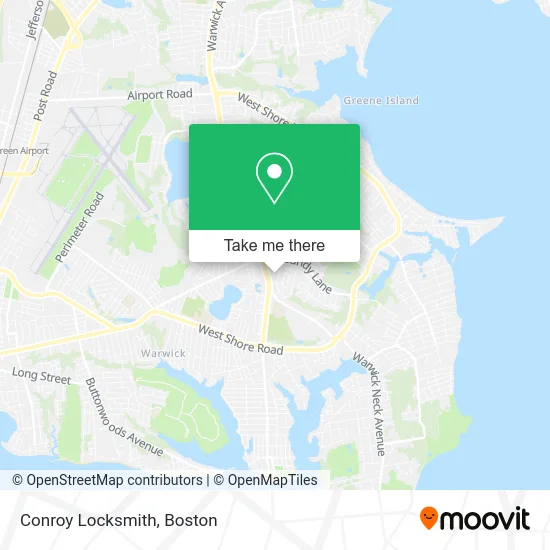 Conroy Locksmith map