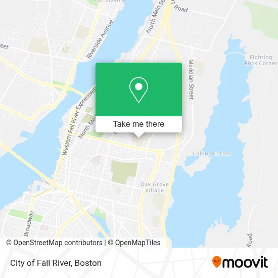 City of Fall River map