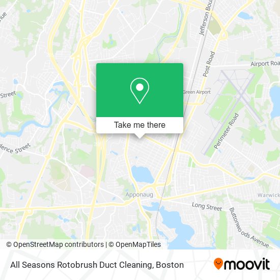 All Seasons Rotobrush Duct Cleaning map
