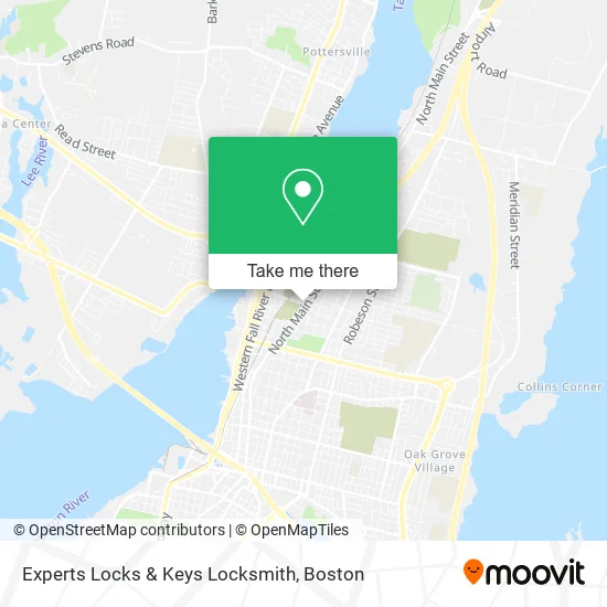 Mapa de Experts Locks & Keys Locksmith