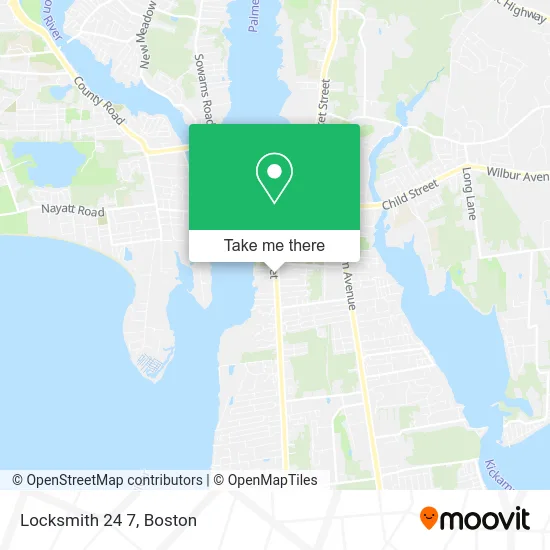 Locksmith 24 7 map