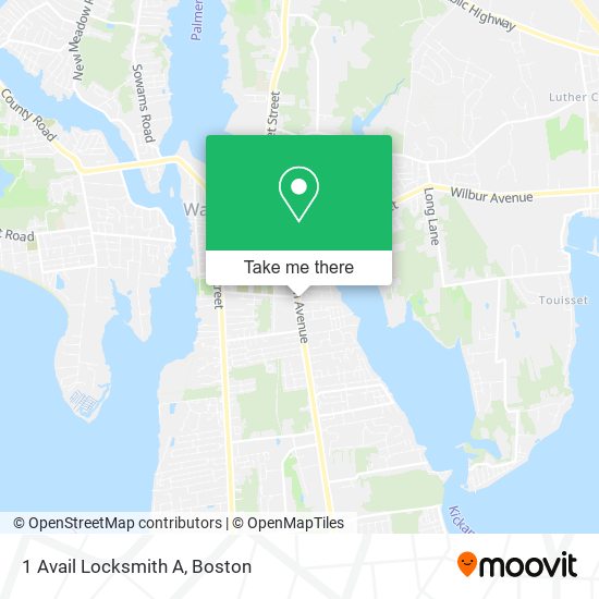 Mapa de 1 Avail Locksmith A