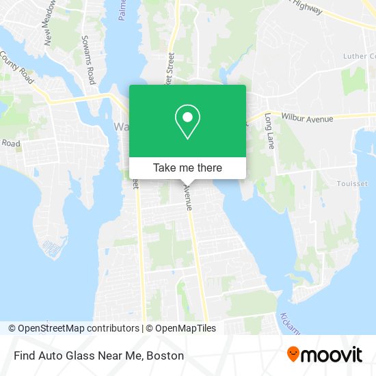 Find Auto Glass Near Me map