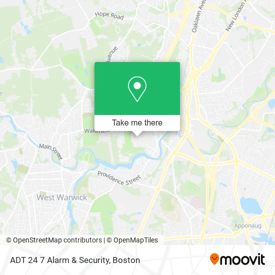 ADT 24 7 Alarm & Security map