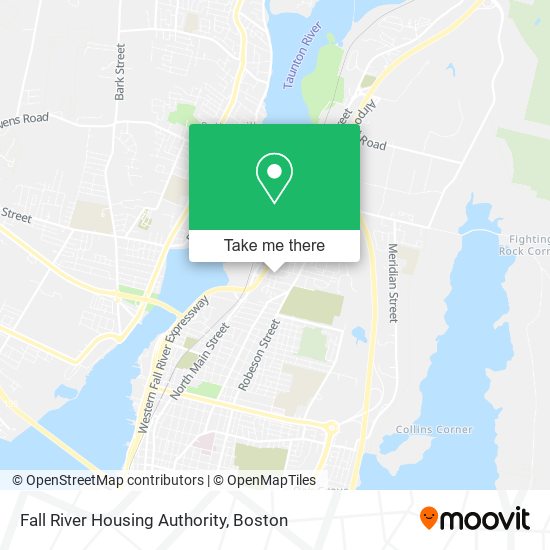 Fall River Housing Authority map