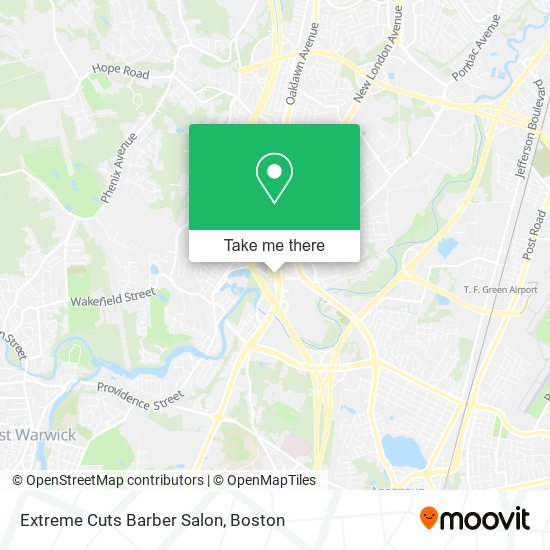 Extreme Cuts Barber Salon map