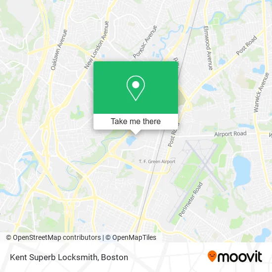 Mapa de Kent Superb Locksmith