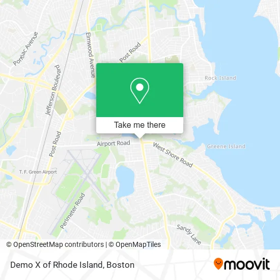 Mapa de Demo X of Rhode Island