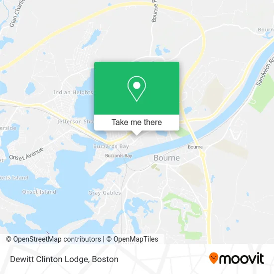 Dewitt Clinton Lodge map