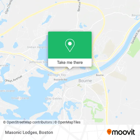 Masonic Lodges map