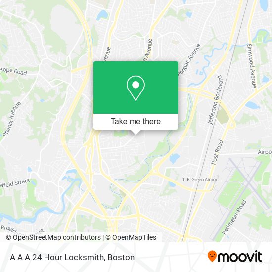 Mapa de A A A 24 Hour Locksmith