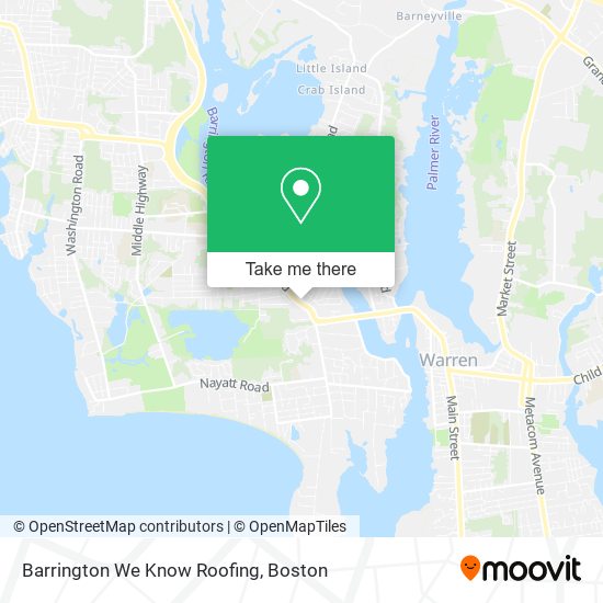 Barrington We Know Roofing map