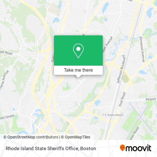 Rhode Island State Sheriffs Office map