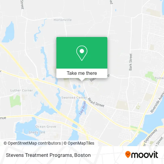 Stevens Treatment Programs map