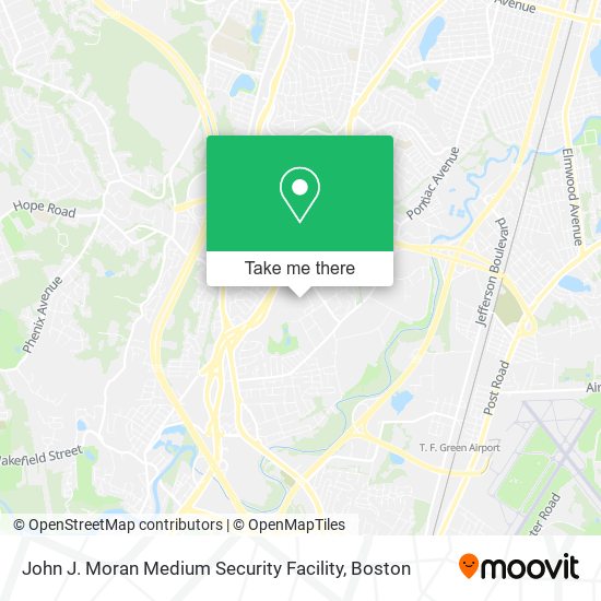 Mapa de John J. Moran Medium Security Facility