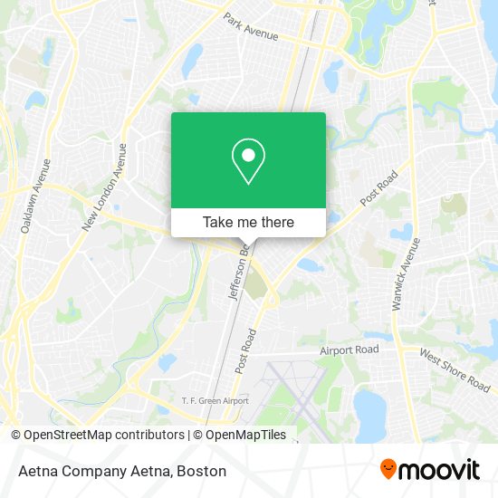 Mapa de Aetna Company Aetna