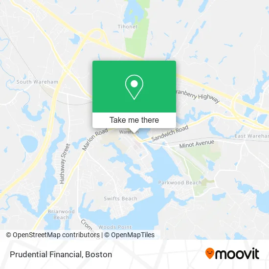 Prudential Financial map