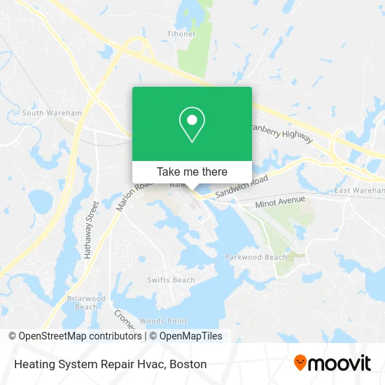 Heating System Repair Hvac map