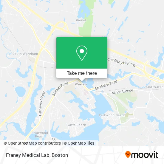 Franey Medical Lab map