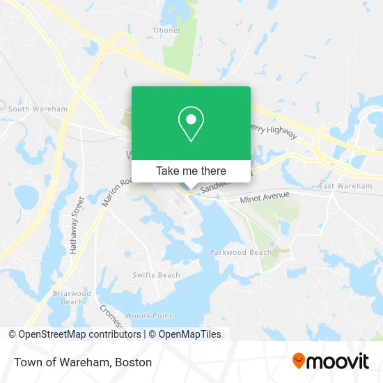 Town of Wareham map