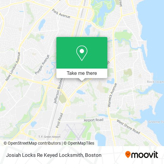 Mapa de Josiah Locks Re Keyed Locksmith