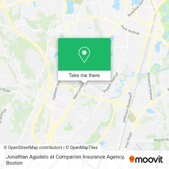 Jonathan Agudelo at Comparion Insurance Agency map