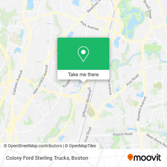 Colony Ford Sterling Trucks map