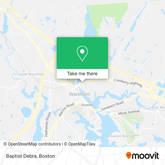 Baptist Debra map