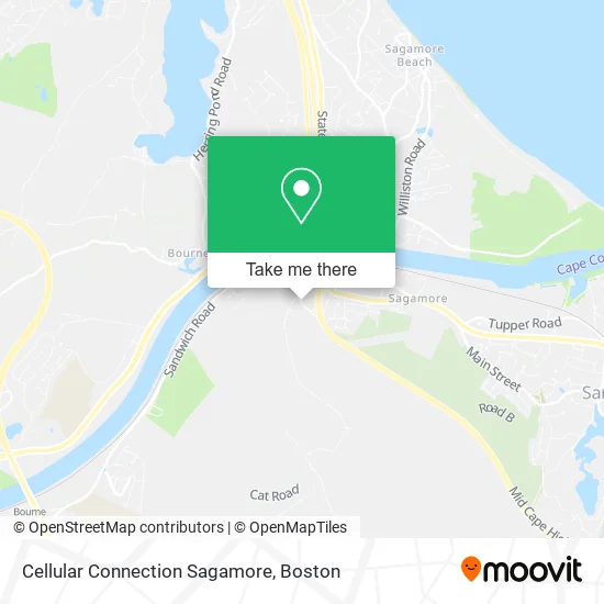 Cellular Connection Sagamore map