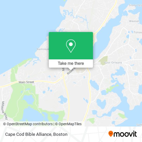 Cape Cod Bible Alliance map
