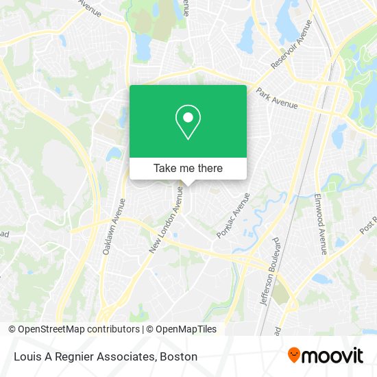 Mapa de Louis A Regnier Associates