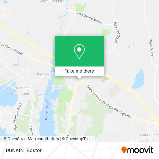 DUNKIN' map